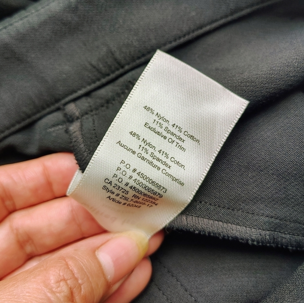 Wilfred free by Aritzia women's allwaze Exposed Front Zip high-rise pants sz 6. - Picture 16 of 17